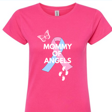 Load image into Gallery viewer, Short Sleeve Mommy of Angels T-Shirt
